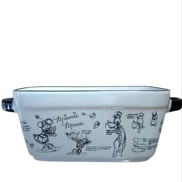 DISNEY x ZRIKE Sketch Book Collection Loaf Pan Mickey Mouse 9 1/8" x 5" NEW - Picture 1 of 10